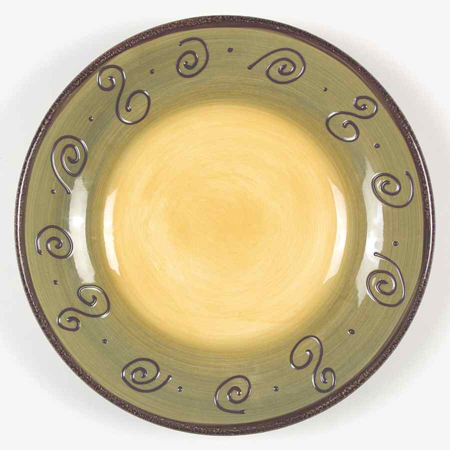 Ambrosia (Raised Scrolls) Dinner Plate by Tabletops Unlimited-1
