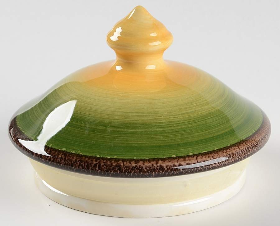 Ambrosia (Raised Scrolls) Lid for Medium Canister by Tabletops Unlimited-1