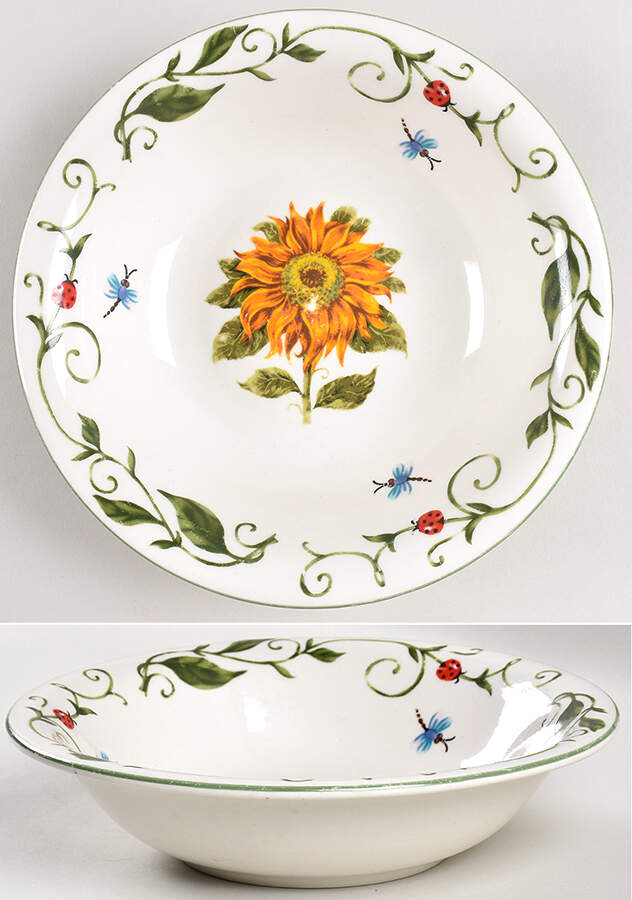Botanical Garden Coupe Soup Bowl by Tabletops Unlimited-1