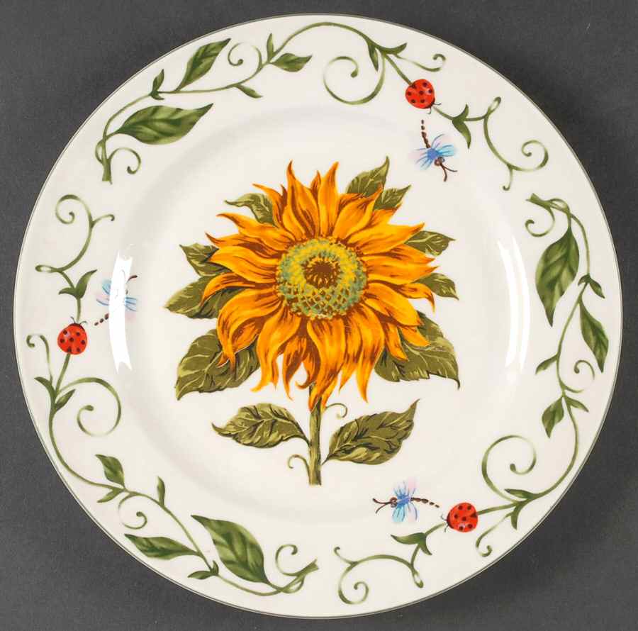 Botanical Garden Dinner Plate by Tabletops Unlimited-1