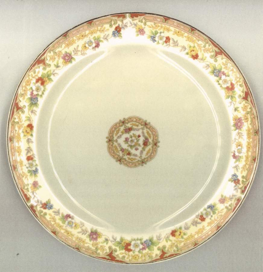 TST499 Dinner Plate by Taylor, Smith & Taylor (Ts&T)-1