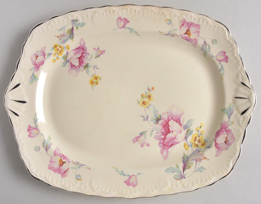 W467 13" Oval Serving Platter by Taylor, Smith & Taylor (Ts&T)-1