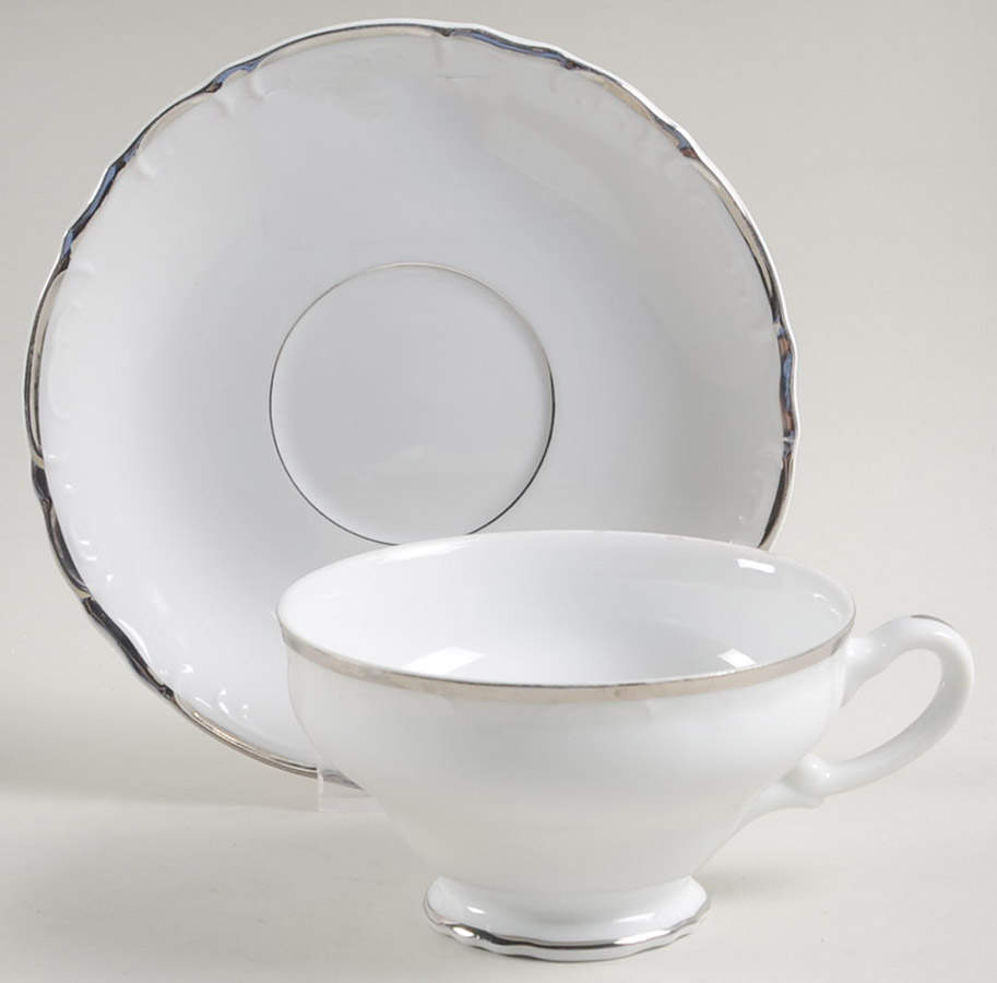 Monte Carlo Footed Cup & Saucer Set by Towne-1
