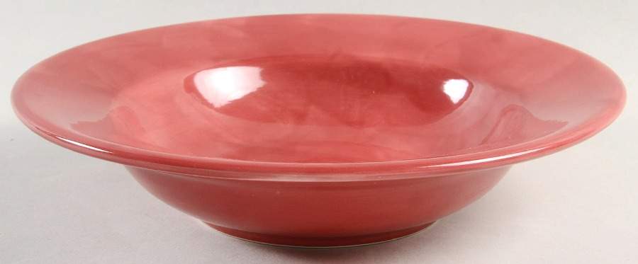 Barcelona Cranberry Large Rim Soup Bowl by Tabletops Unlimited-1