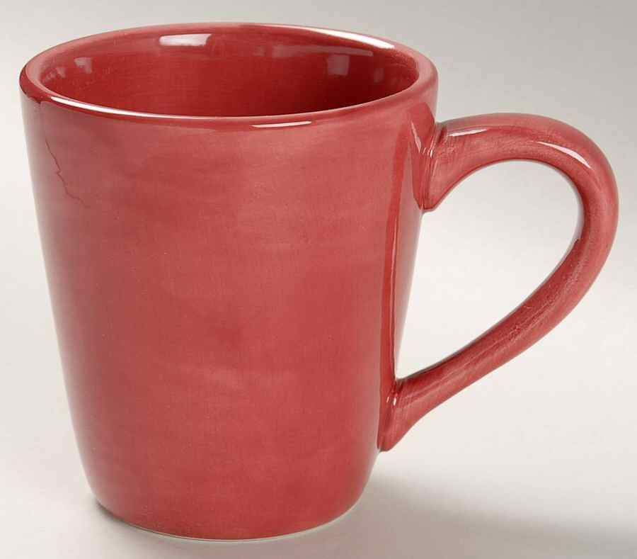Barcelona Cranberry Mug by Tabletops Unlimited-1