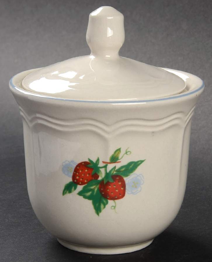 Susana Sugar Bowl & Lid by Tabletops Unlimited-1
