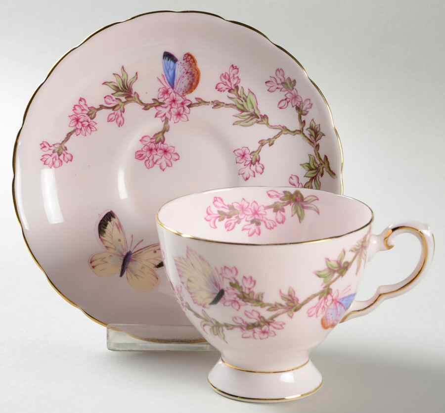 9827H Footed Cup & Saucer Set by Tuscan - Royal Tuscan-1