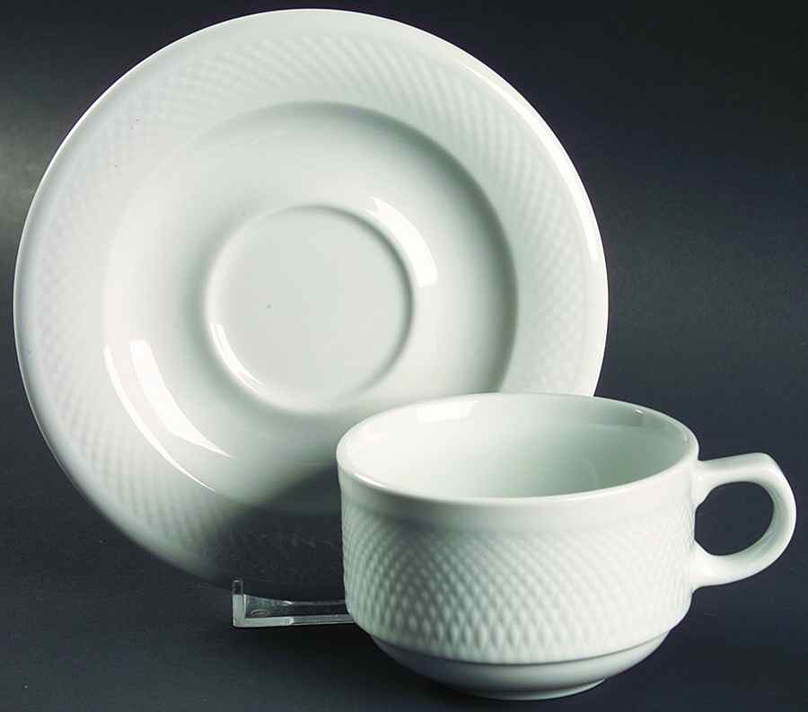 Portofino Flat Cup & Saucer Set by Tognana-1