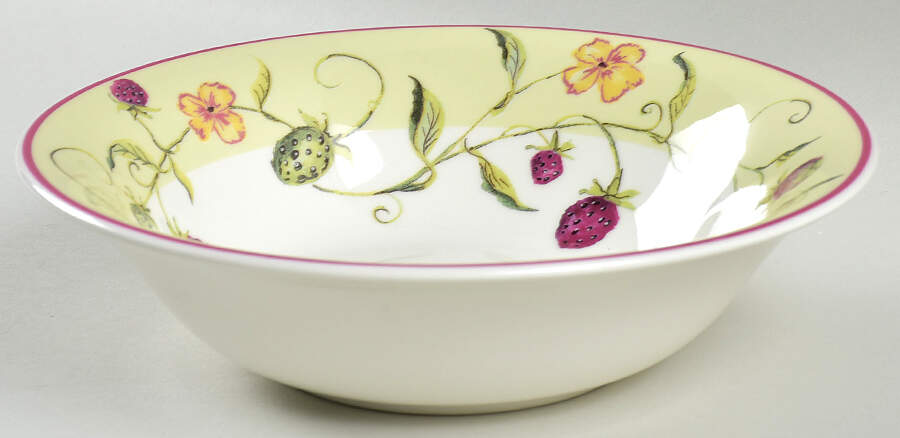 Sweet Briar Rose Soup/Cereal Bowl by Tracy Porter-1