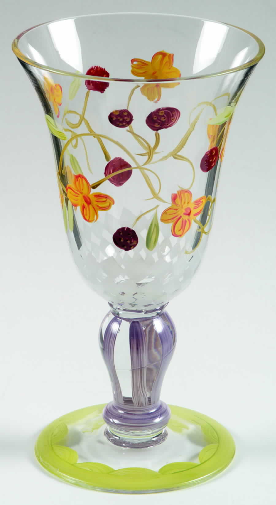 Sweet Briar Rose 12 Oz Glassware Goblet by Tracy Porter-1