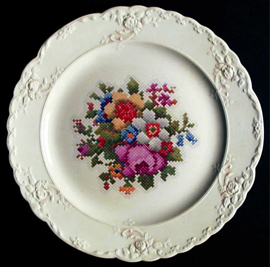 TST508 Luncheon Plate by Taylor, Smith & Taylor (Ts&T)-1