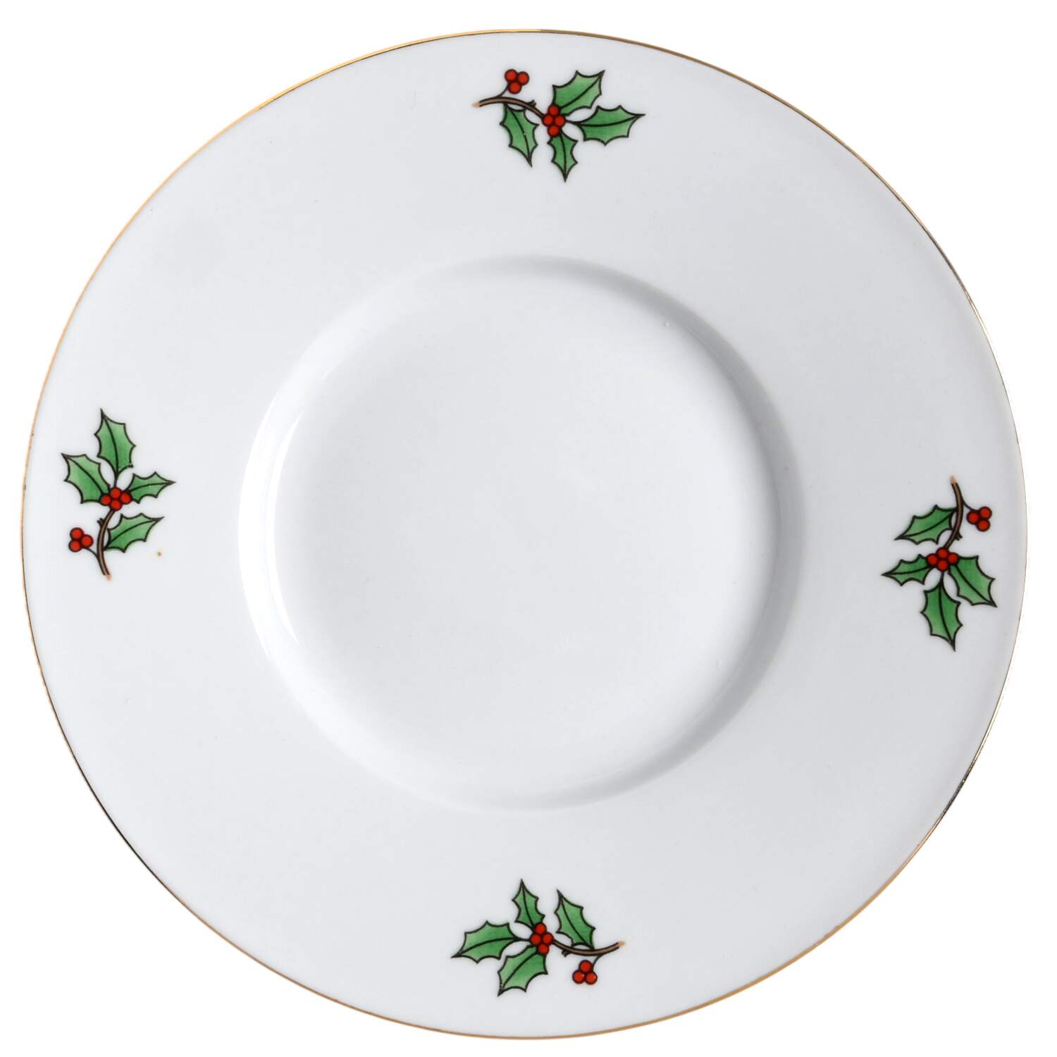 Holiday Hostess (Trim, No Gold Band) Saucer by Tienshan-1
