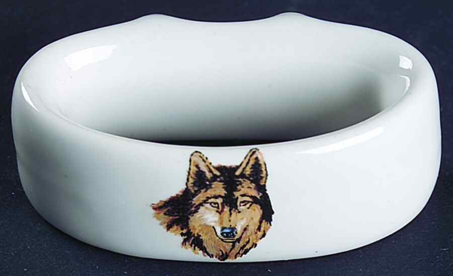 TIE37 (White Background) Napkin Ring by Tienshan-1