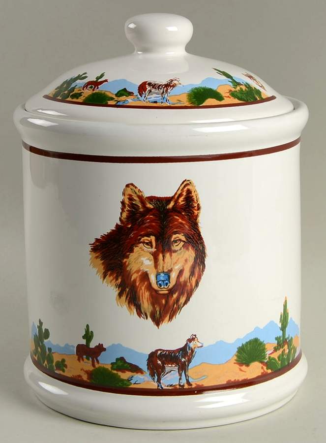 TIE37 (White Background) Extra Large Canister & Lid by Tienshan-1