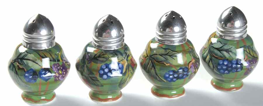Beloved Country Individual Salt & Pepper Set - Set of 4 by Tracy Porter-1