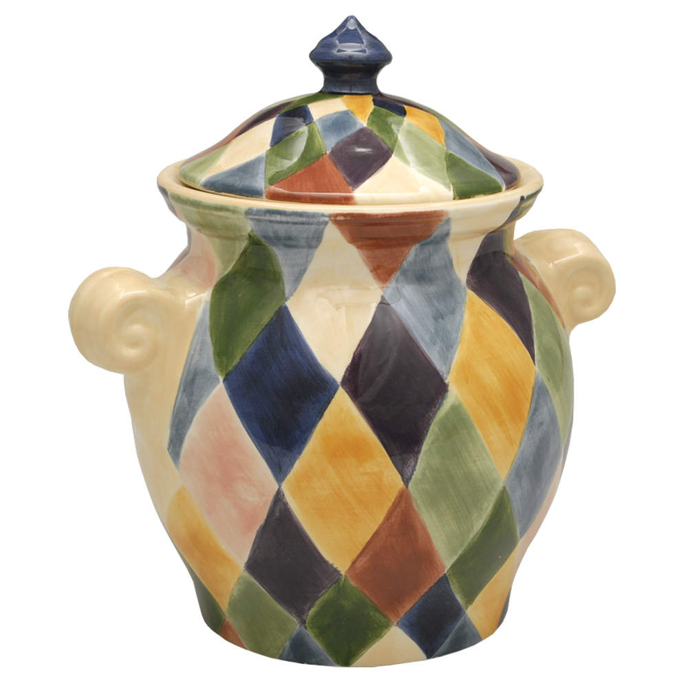 Carnival Cookie Jar & Lid by Tabletops Unlimited-1