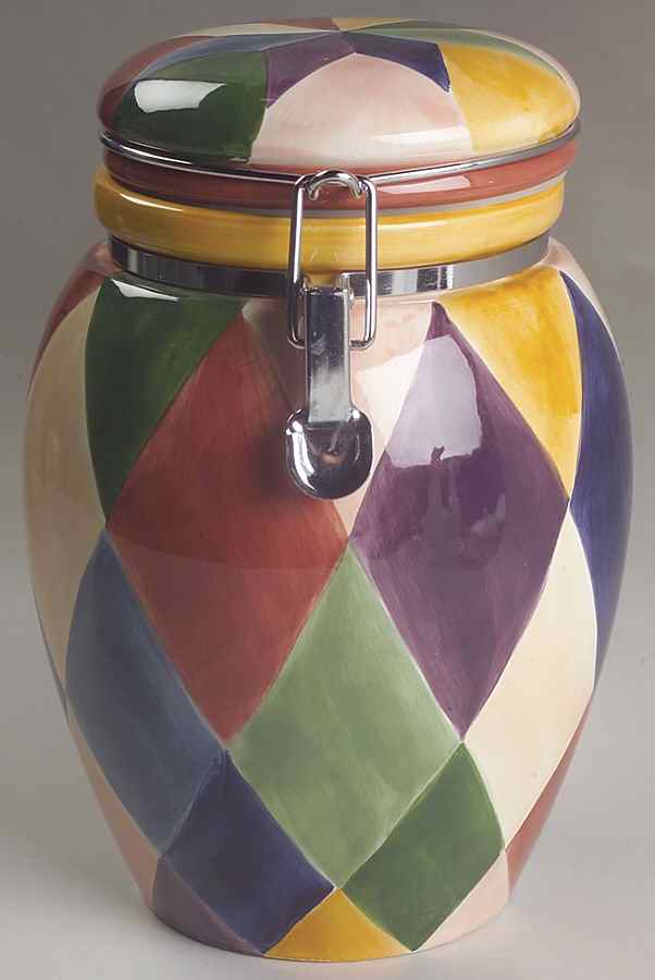 Carnival Extra Large Canister & Lid by Tabletops Unlimited-1