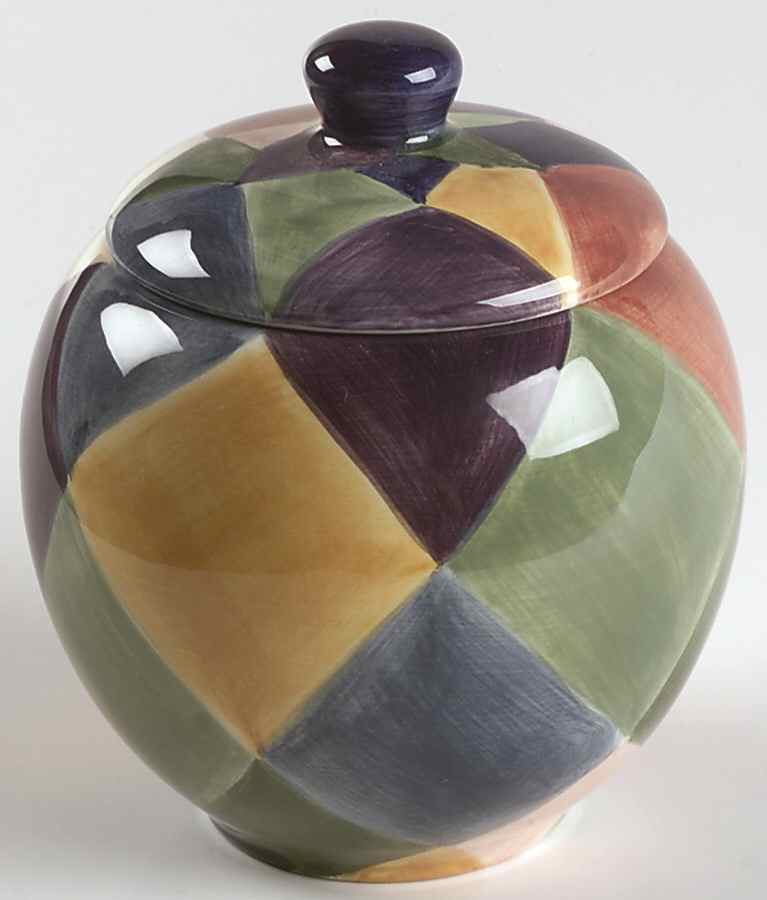 Carnival Sugar Bowl & Lid by Tabletops Unlimited-1