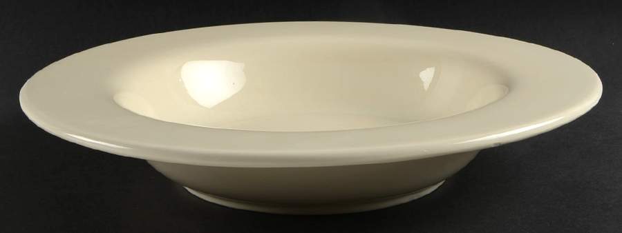 Espana Ivory (Paint Brush Backstamp) 14" Pasta Serving Bowl by Tabletops Unlimited-1