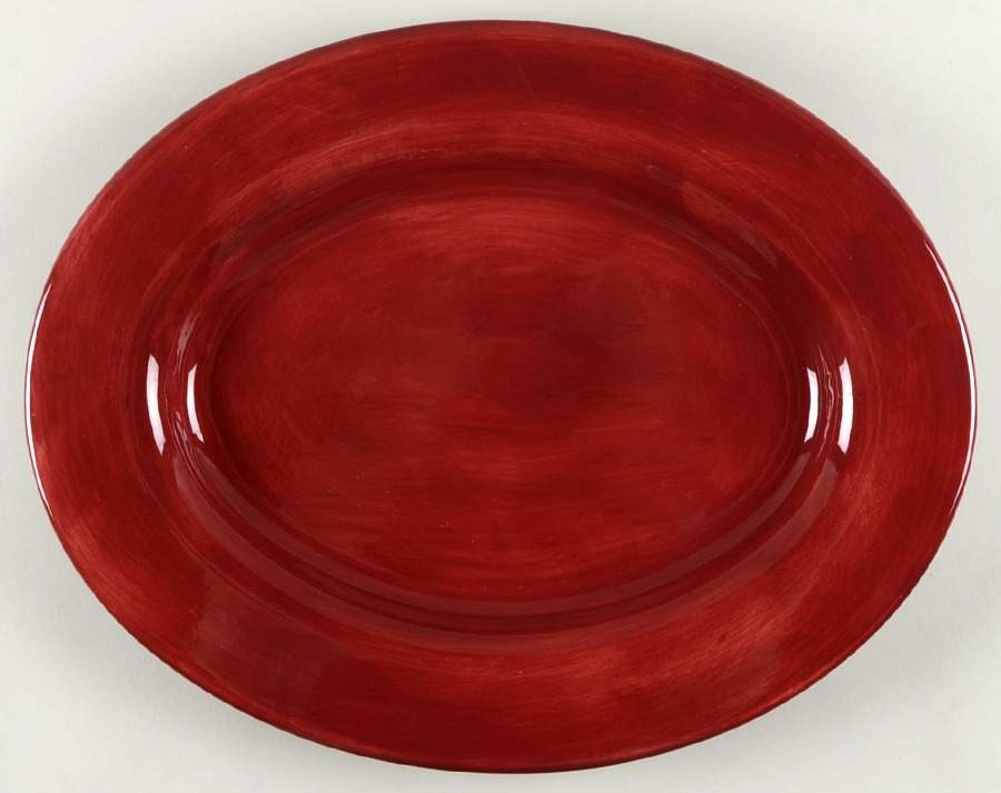 Espana Cinnamon 18" Oval Serving Platter by Tabletops Unlimited-1