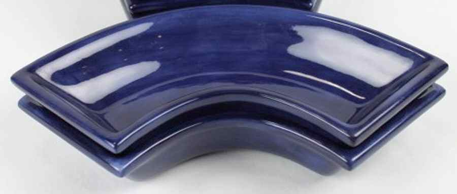 Espana Cobalt 7pc Lazy Susan End Section by Tabletops Unlimited-1