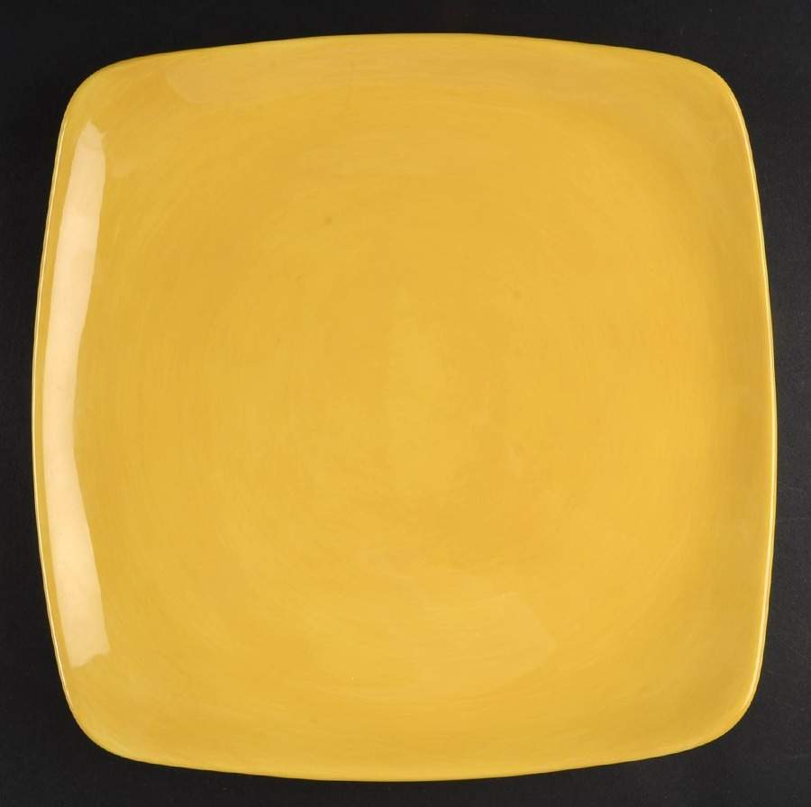 Espana Butter (Paint Brush, TTop Life Bk) Square Dinner Plate by Tabletops Unlimited-1