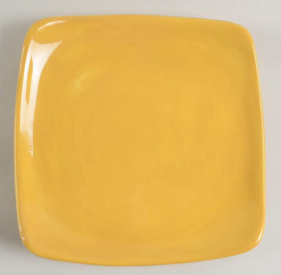 Espana Butter (Paint Brush, TTop Life Bk) Square Salad Plate by Tabletops Unlimited-1