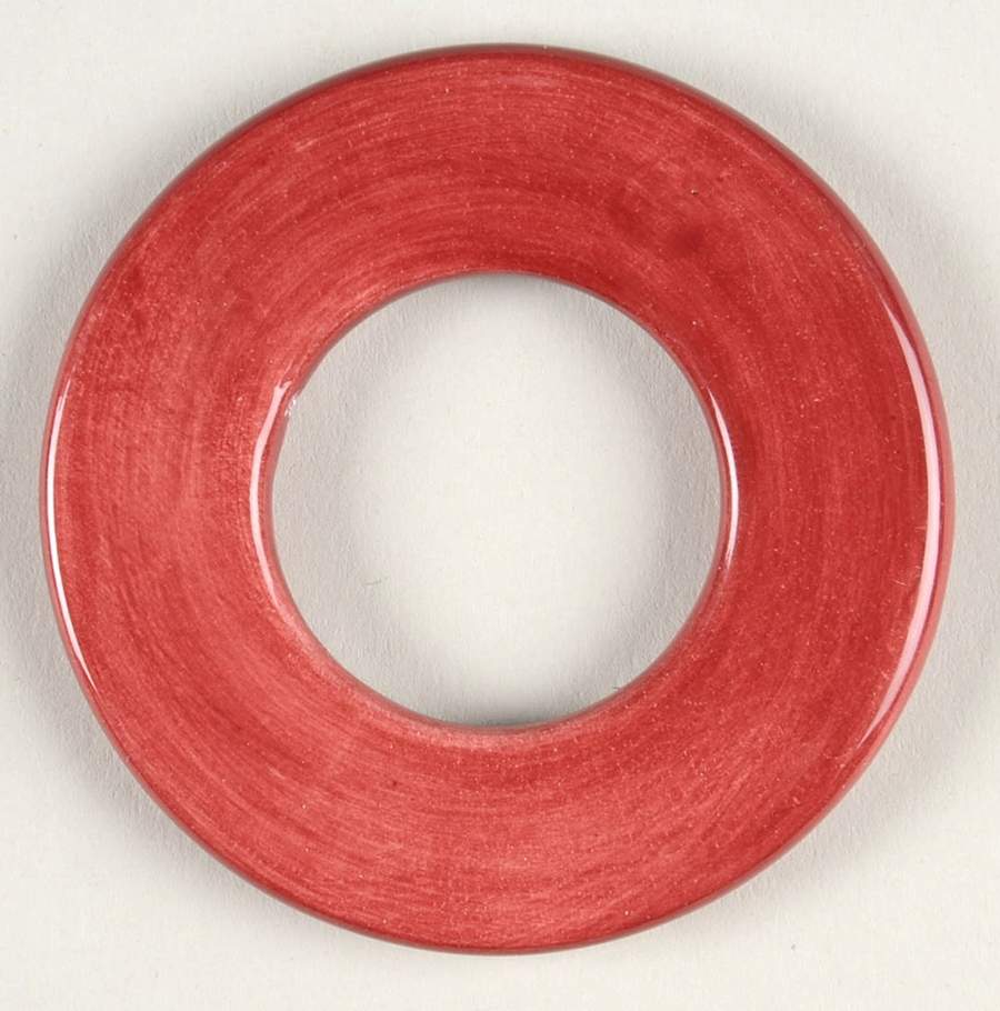 Espana Cherry (Red) Napkin Ring by Tabletops Unlimited-1