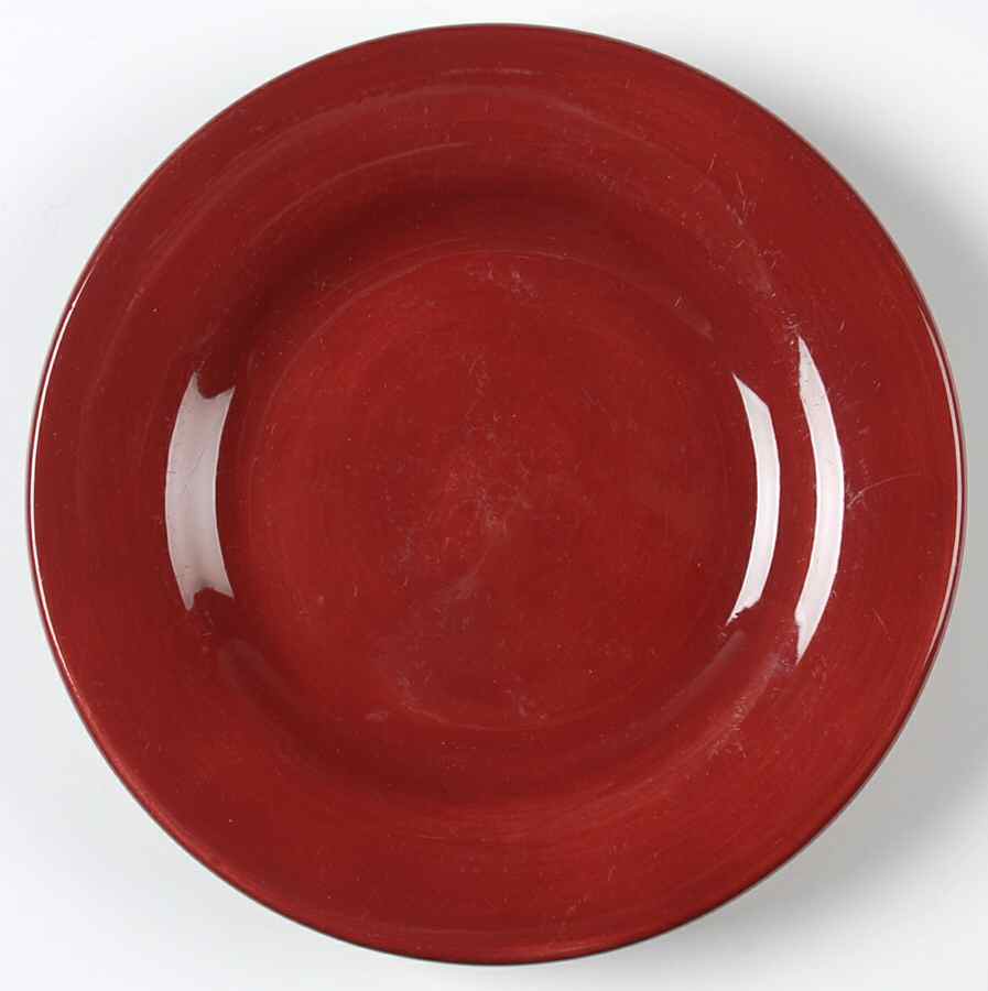 Espana Cherry (Red) Dessert/Pie Plate by Tabletops Unlimited-1