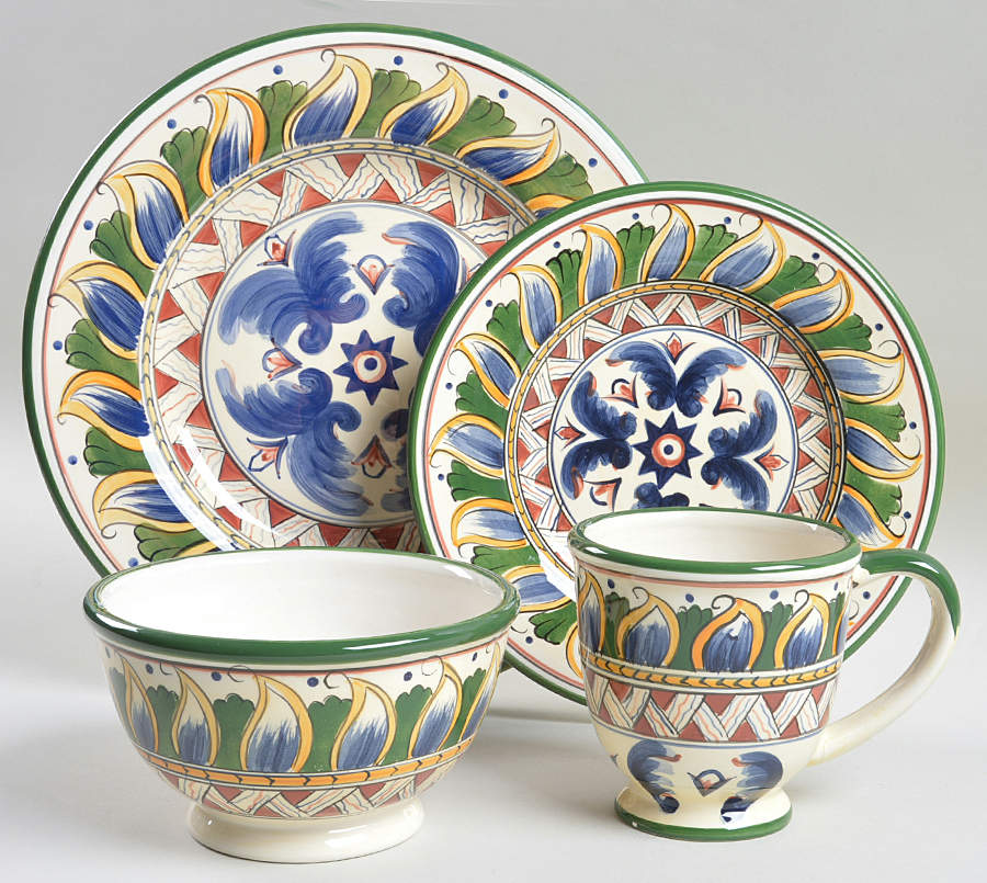 Deruta 4 Piece Place Setting by Tabletops Unlimited-1