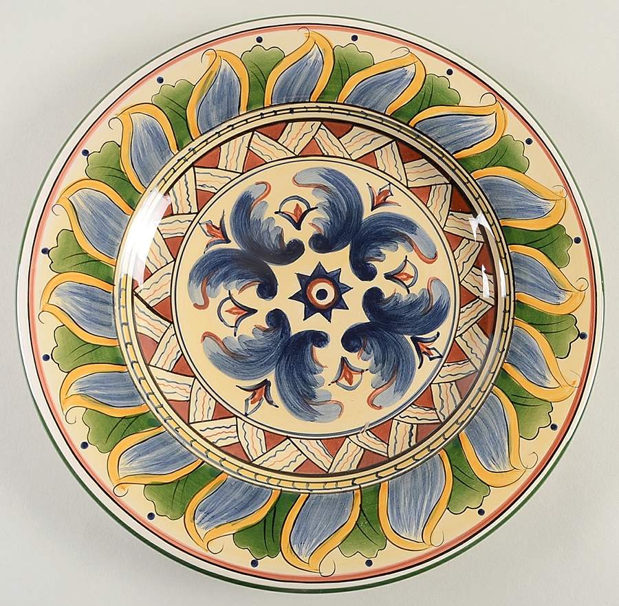 Deruta Dinner Plate by Tabletops Unlimited-1