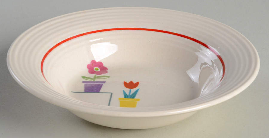 Posey Shop (Ridged Rim) Rim Fruit/Dessert (Sauce) Bowl by Triumph-1