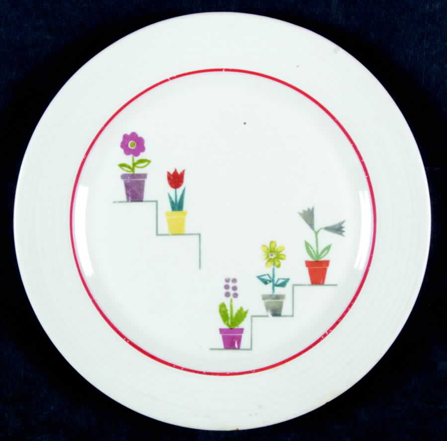 Posey Shop (Ridged Rim) Salad Plate by Triumph-1
