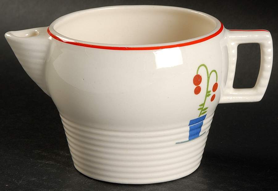 Posey Shop (Ridged Rim) Creamer by Triumph-1