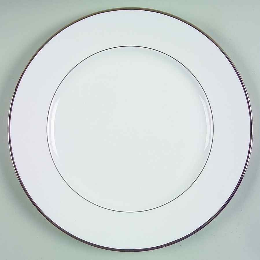 Colonnade Platinum Dinner Plate by Royal Limoges-1