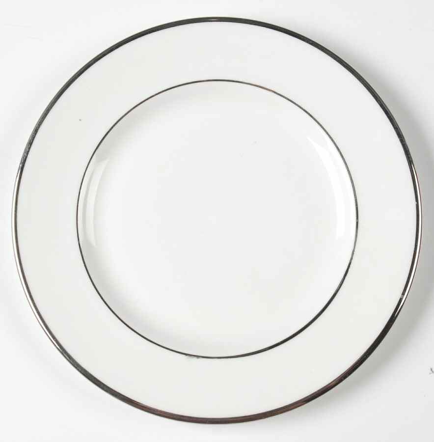 Colonnade Platinum Bread & Butter Plate by Royal Limoges-1