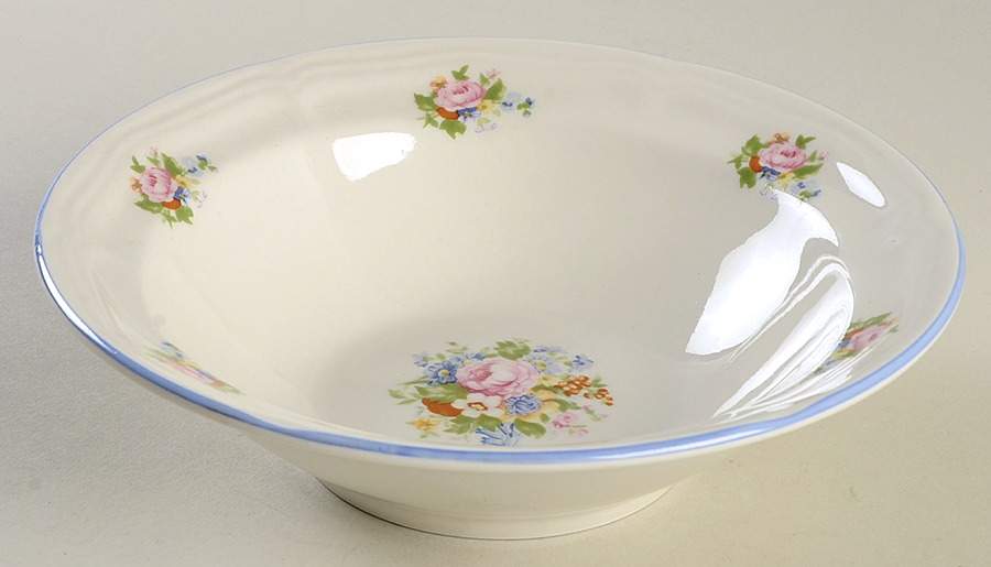 Victoria White Rim Soup Bowl by Tabletops Unlimited-1