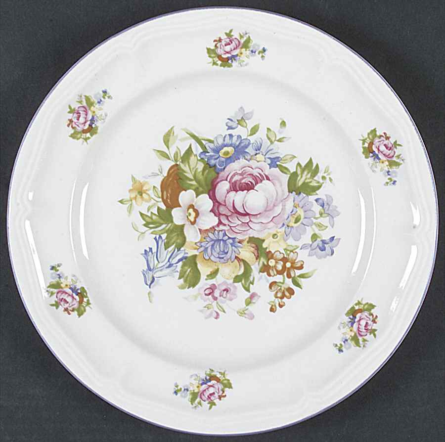 Victoria White Dinner Plate by Tabletops Unlimited-1