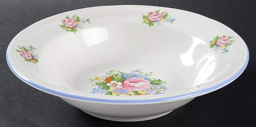 Victoria White 9" Round Vegetable Bowl by Tabletops Unlimited-1