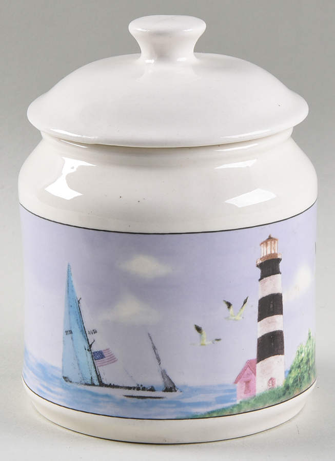 Lighthouse Small Canister & Lid by Thomson-1