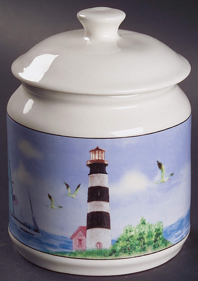 Lighthouse Small Canister & Lid by Thomson-1