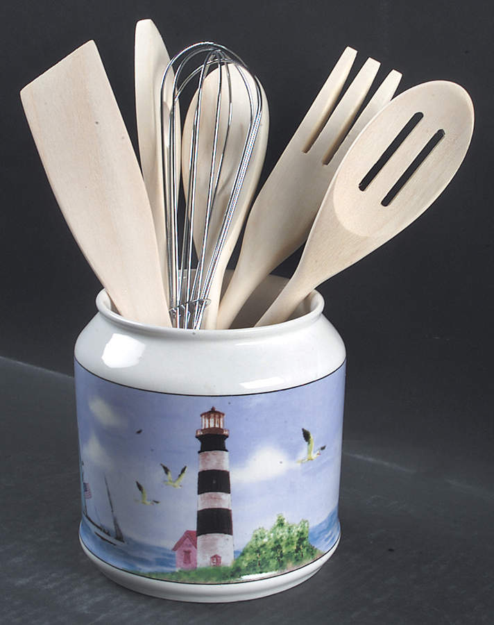Lighthouse Utensil Set (Holder & Utensils) by Thomson-1