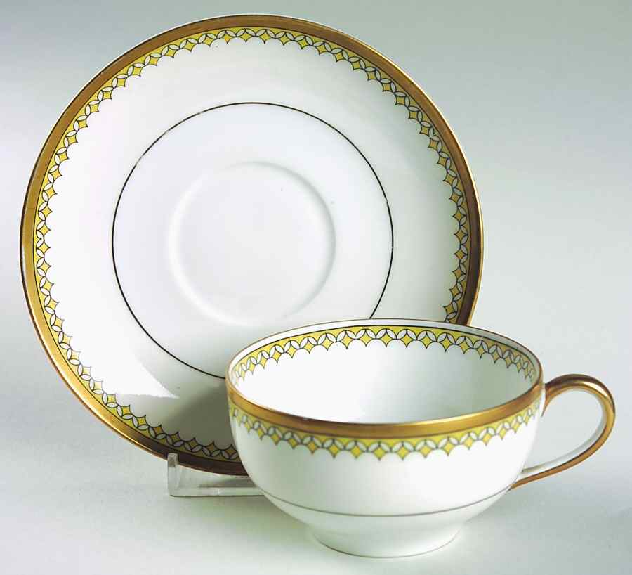 TRV336 Flat Cup & Saucer Set by Tressemanes & Vogt-1