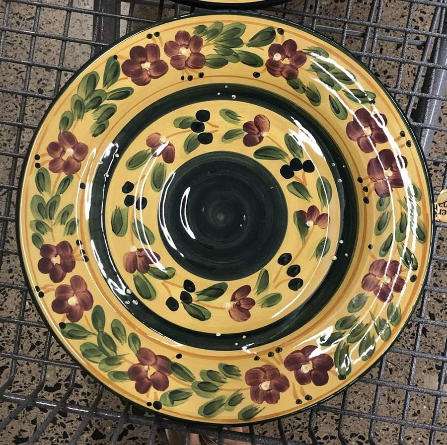 Fleuri Dinner Plate by Tabletops Unlimited-1
