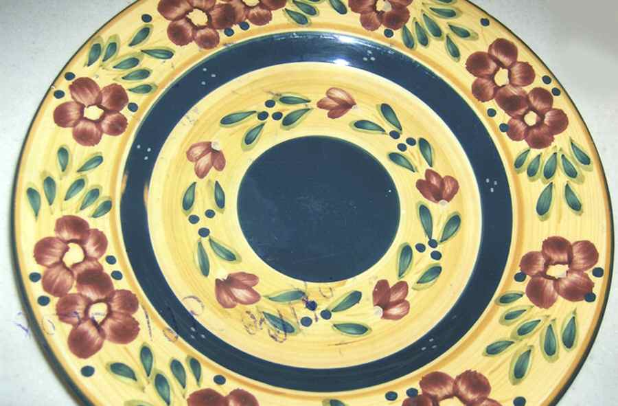 Fleuri Large Rim Soup Bowl by Tabletops Unlimited-1