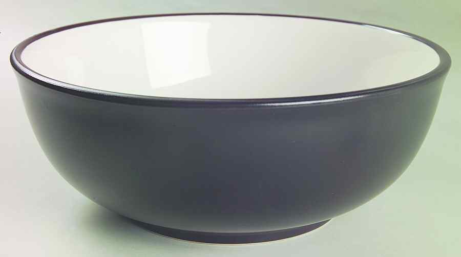 Cassina Black 11" Large Salad Serving Bowl by Tabletops Unlimited-1