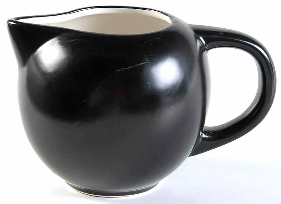 Cassina Black Creamer by Tabletops Unlimited-1