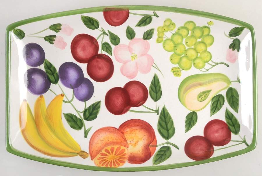 Sorbet 19" Rectangular Serving Platter by Tabletops Unlimited-1