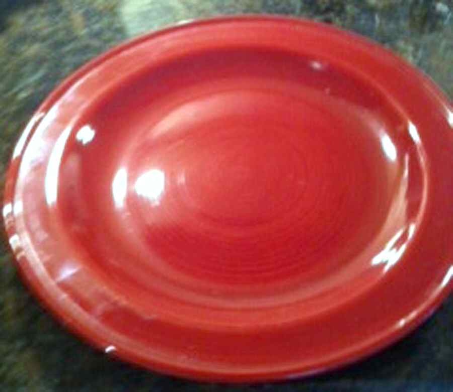 Color Story Cranberry Service Plate (Charger) by Treasure Craft-1
