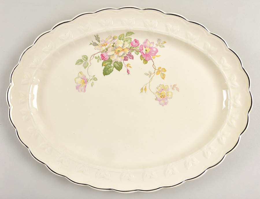 649 15" Oval Serving Platter by Taylor, Smith & Taylor (Ts&T)-1